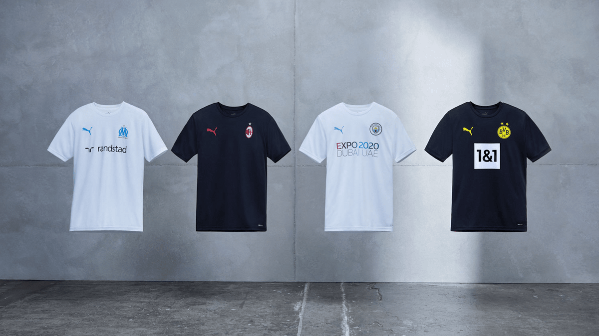 Manchester City Players Wear Special Pre-Match PUMA Jerseys Made From ...